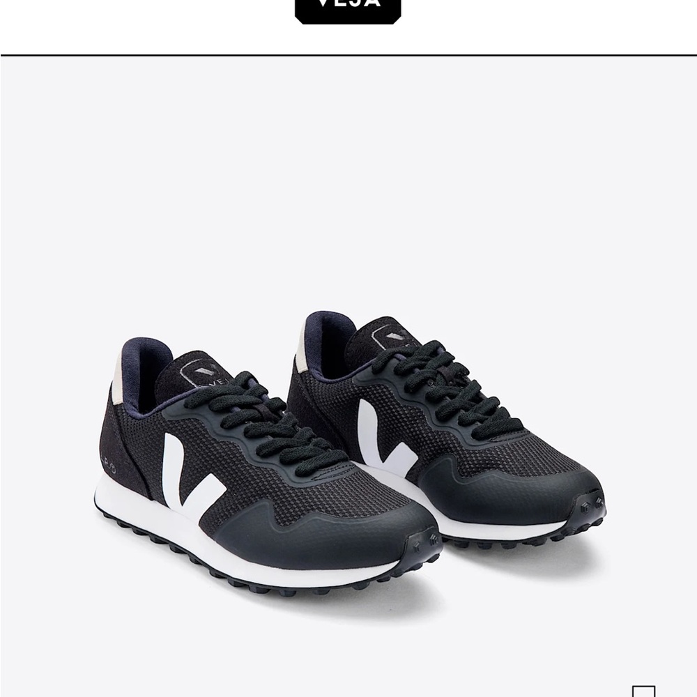 Veja Black and White Sneakers